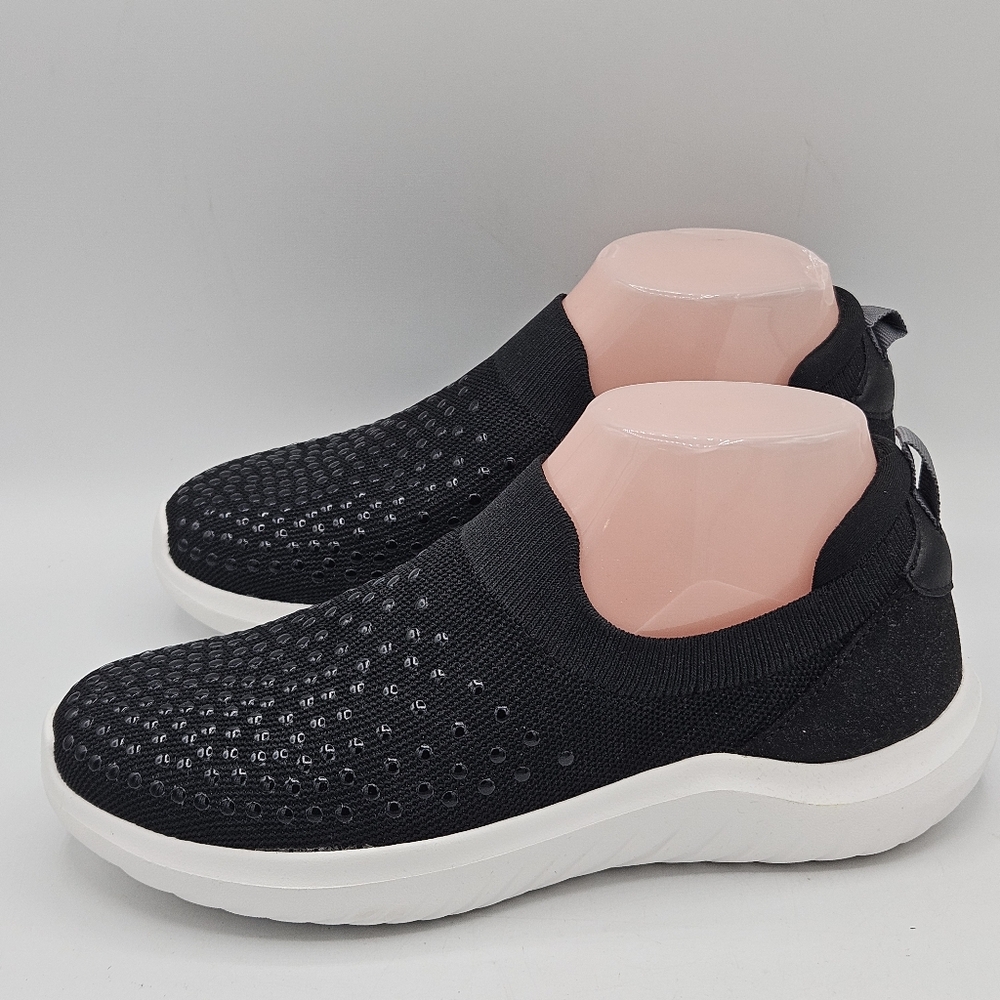Clarks cloudstepper Nova Grove black slipon shoes size 6.5 - Picture 13 of 15